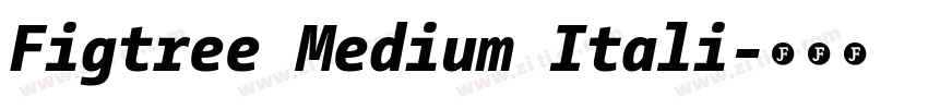 Figtree Medium Itali字体转换